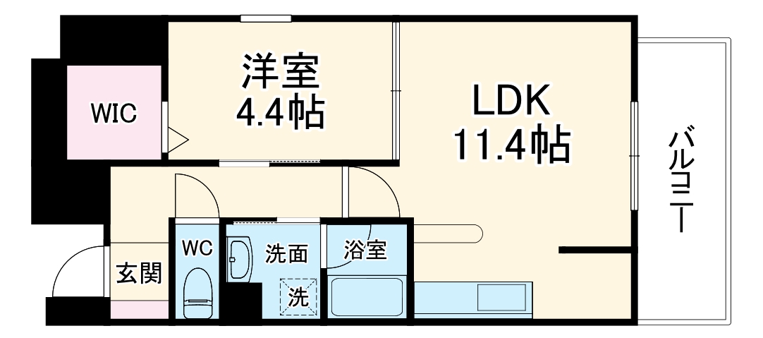 ロイジェント玉川の間取り