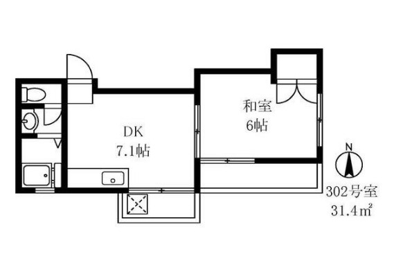アーバンサトウの間取り