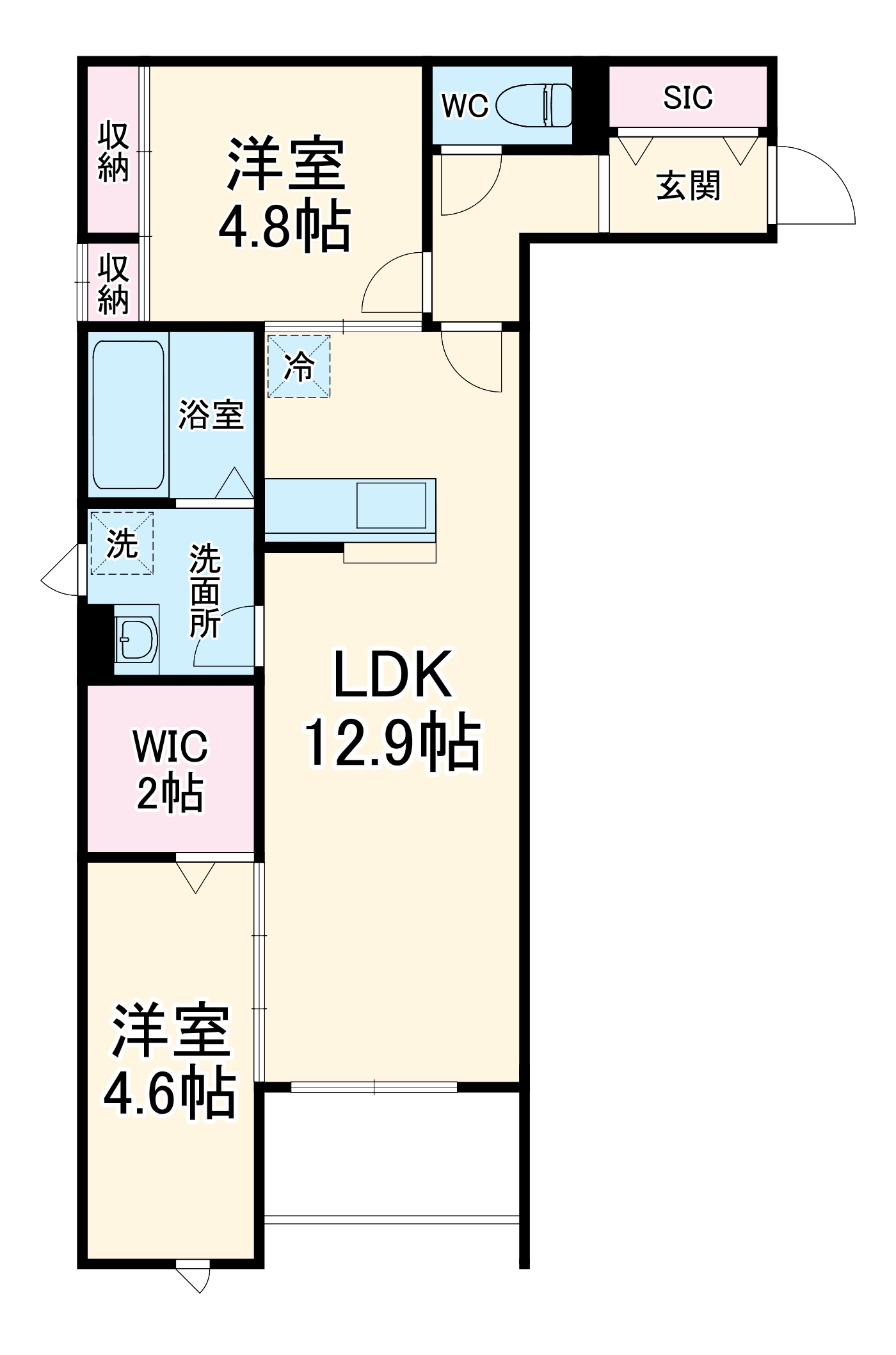 Casa Comfortの間取り