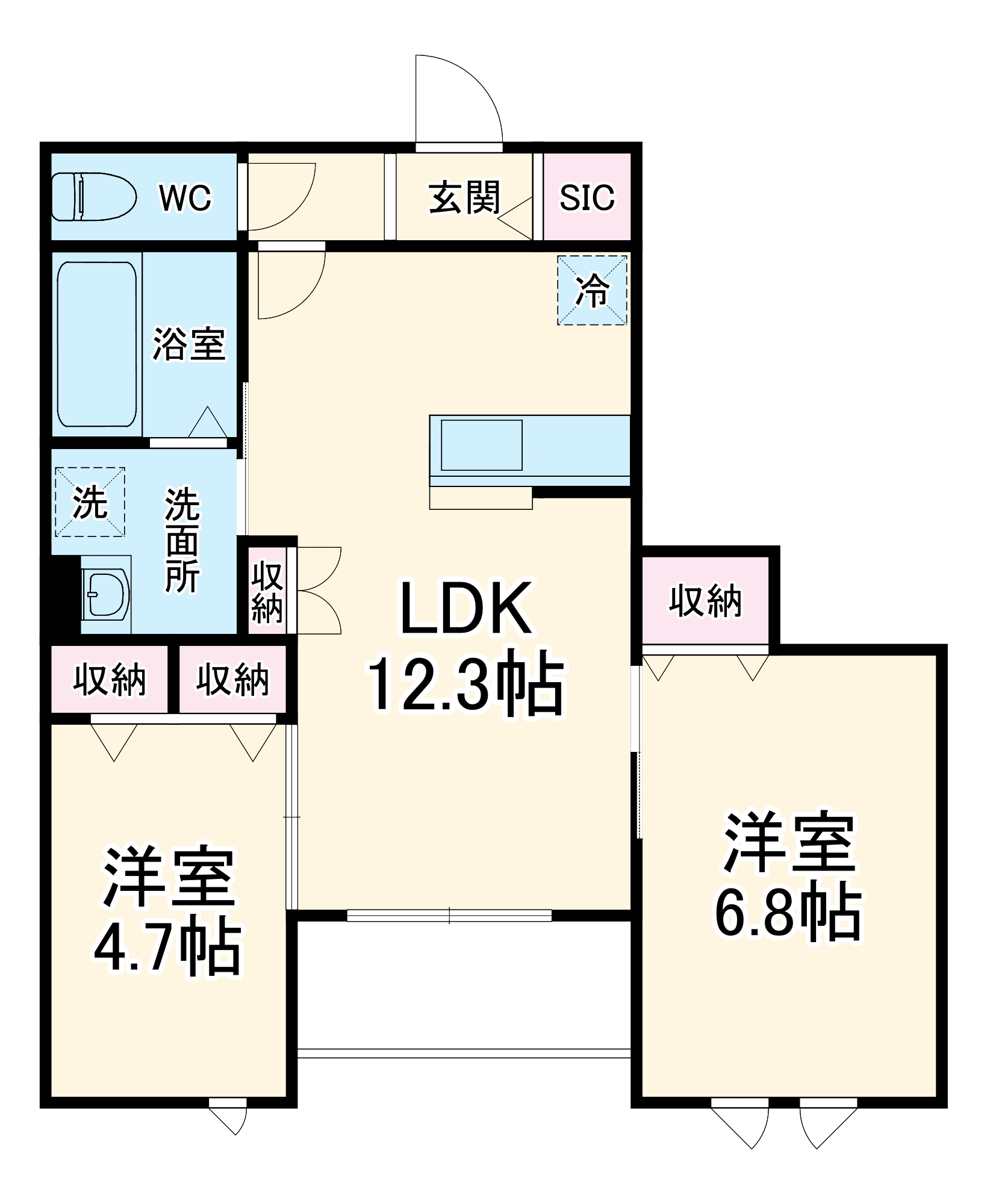Casa Comfortの間取り