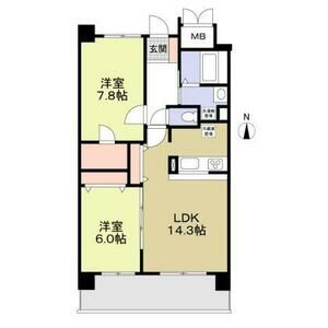 フィール清船の間取り