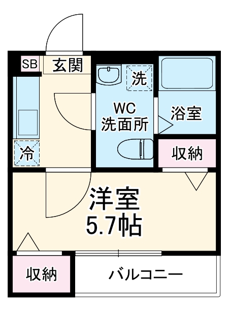 MQuarto新座Ⅱの間取り