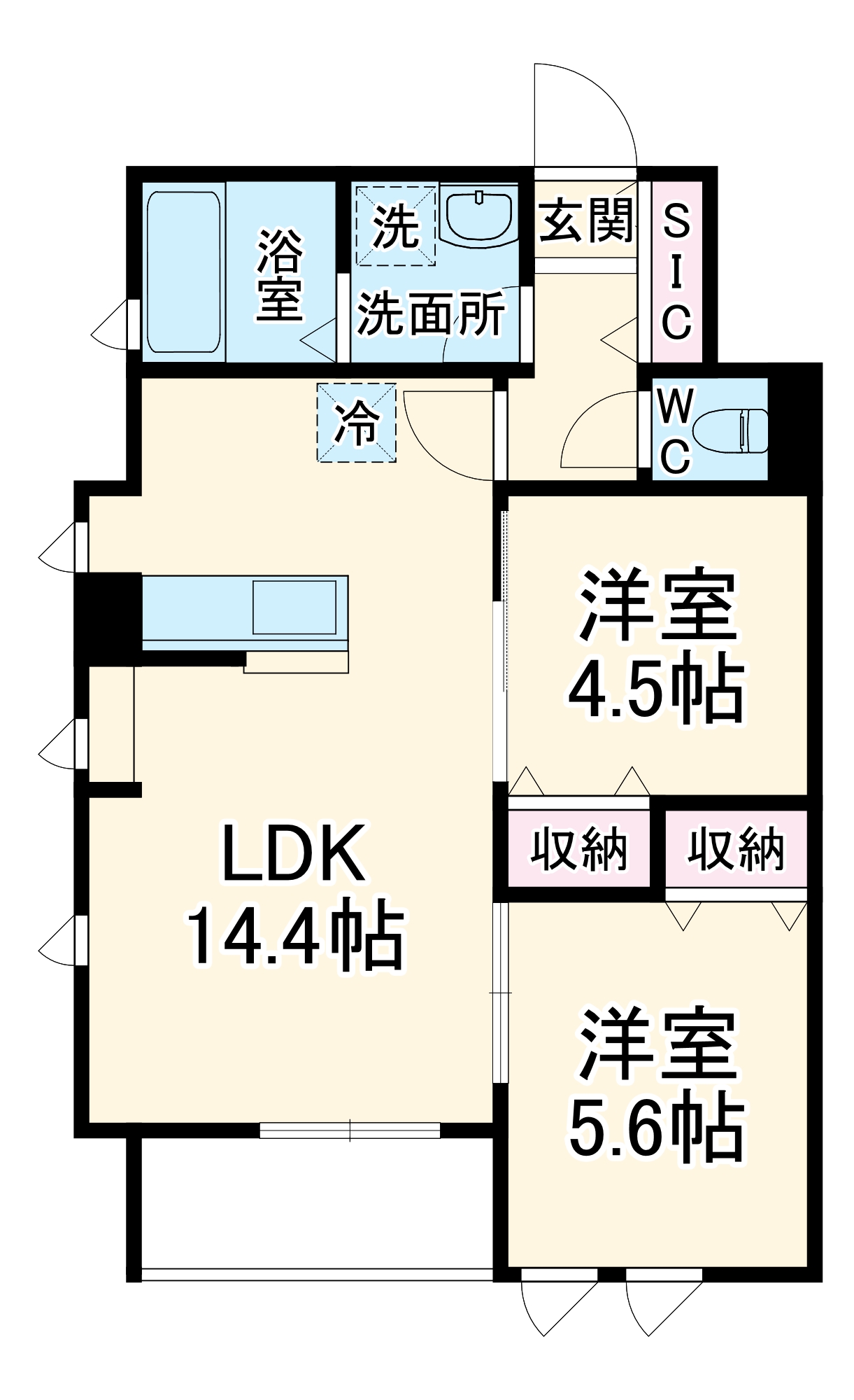 Casa Comfortの間取り