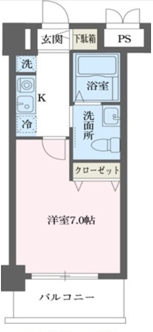 ＬａＳａｎｔｅ立川の間取り