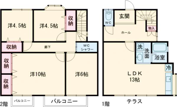 池田コーポの間取り