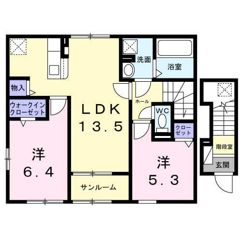 ワイ ウィステリアの間取り