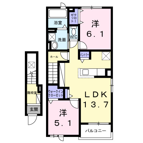 ドメーヌ・ビュール青石の間取り