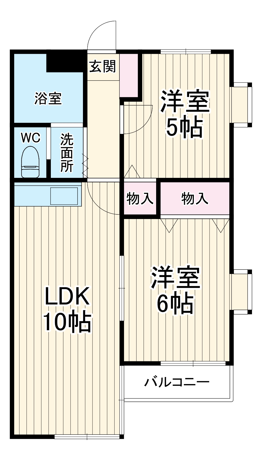 レジデンス北原台の間取り