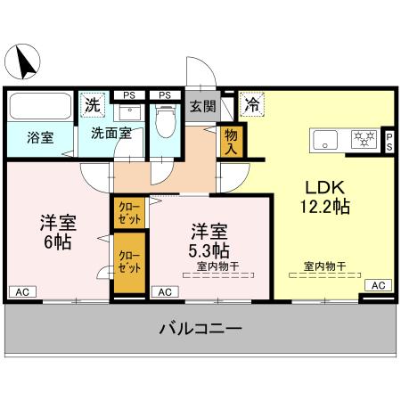 D-ROOM浜尻町の間取り