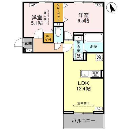 D-ROOM浜尻町の間取り