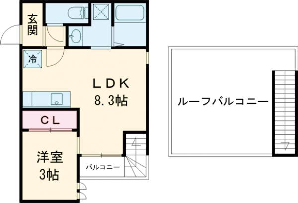 Grandtic 筑紫通りの間取り