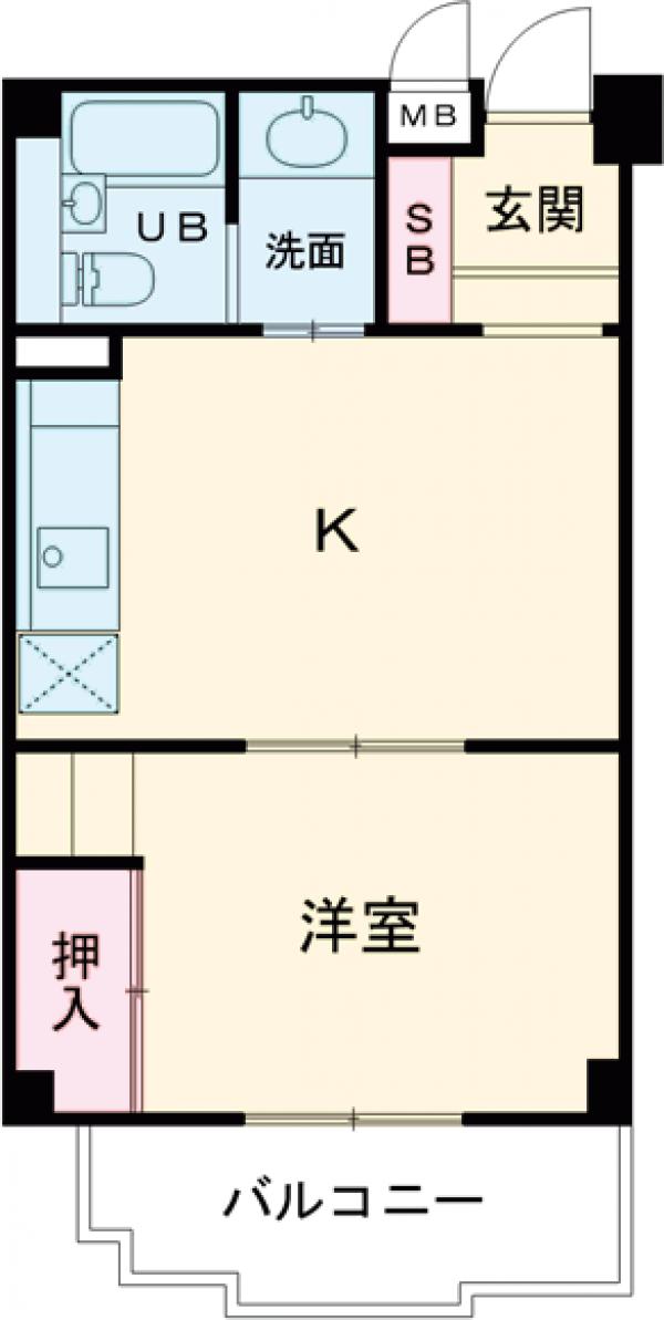 ラ・ファイナマンションの間取り