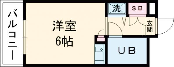ライオンズマンション三鷹第6の間取り