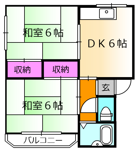 片山ALCハイツの間取り