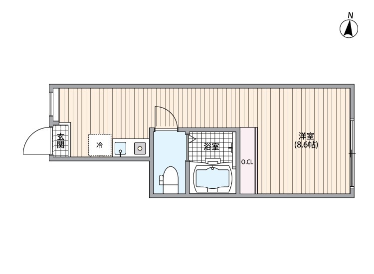 マーレ十条の間取り