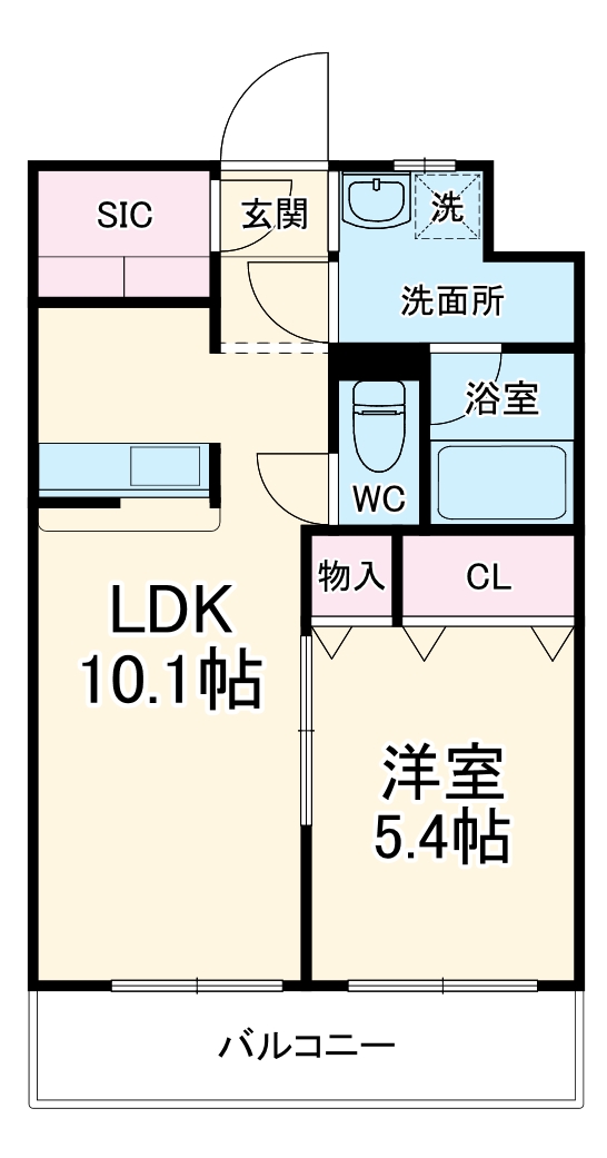 RefinedMotomachiの間取り