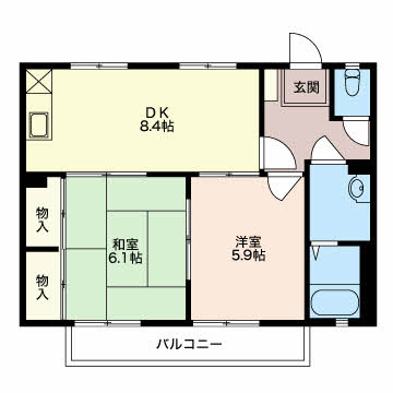 SOCIAM (ソシア)の間取り