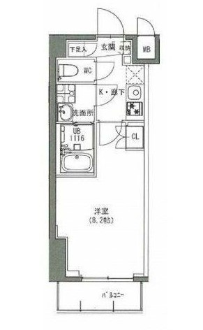 S-RESIDENCE雑司が谷の間取り