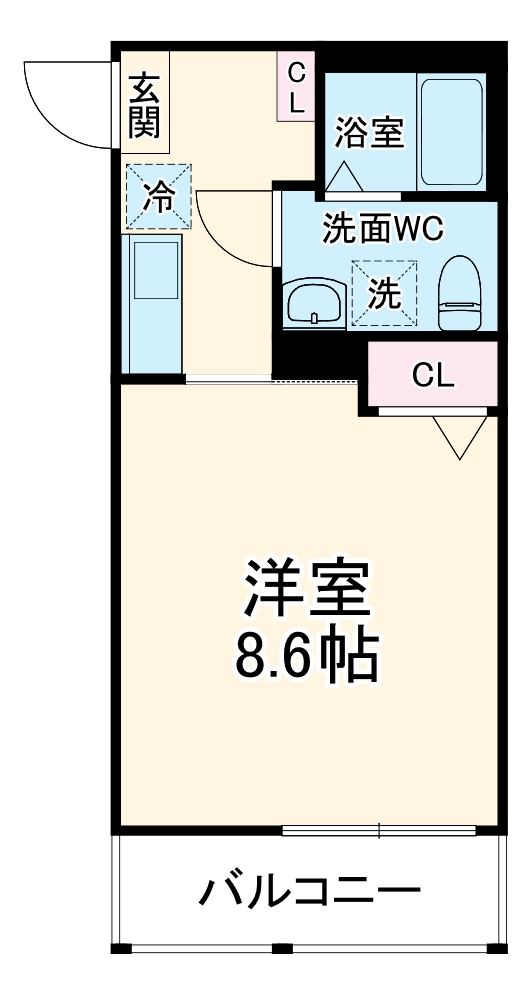 ベイルーム05の間取り
