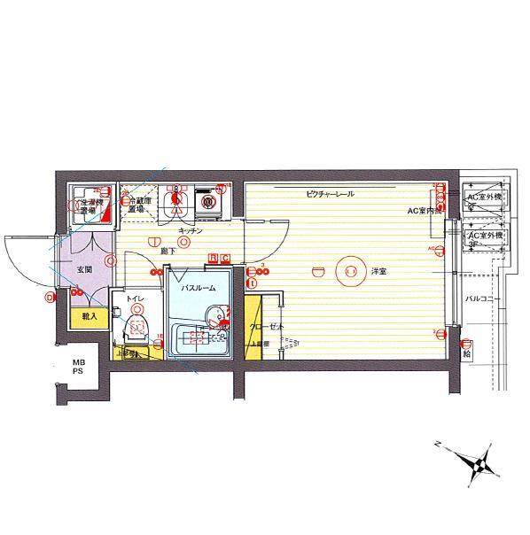 クレイシア大山の間取り