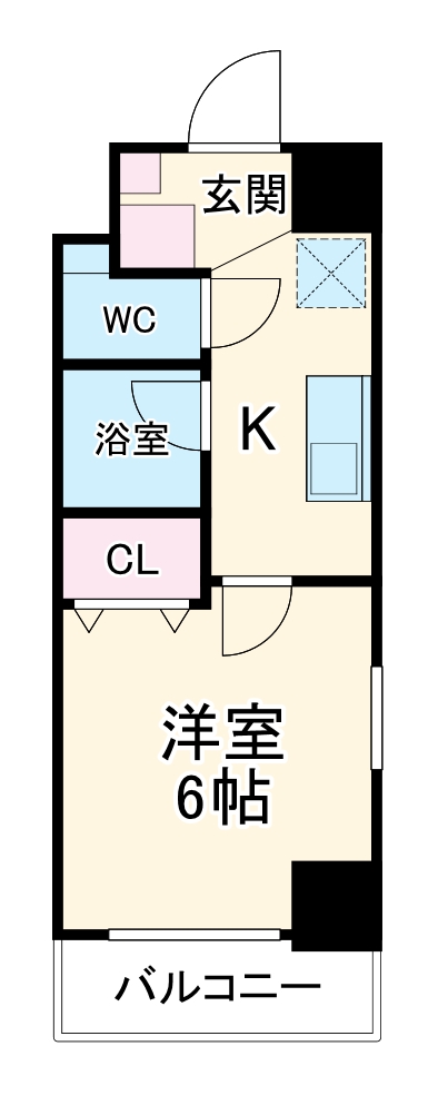 スパシエルクス大宮の間取り