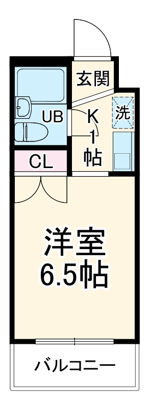 キャッスルマンション東林間の間取り