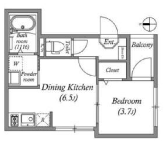 サンメイプル庄内の間取り