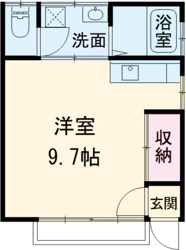 ハイツ26Bの間取り