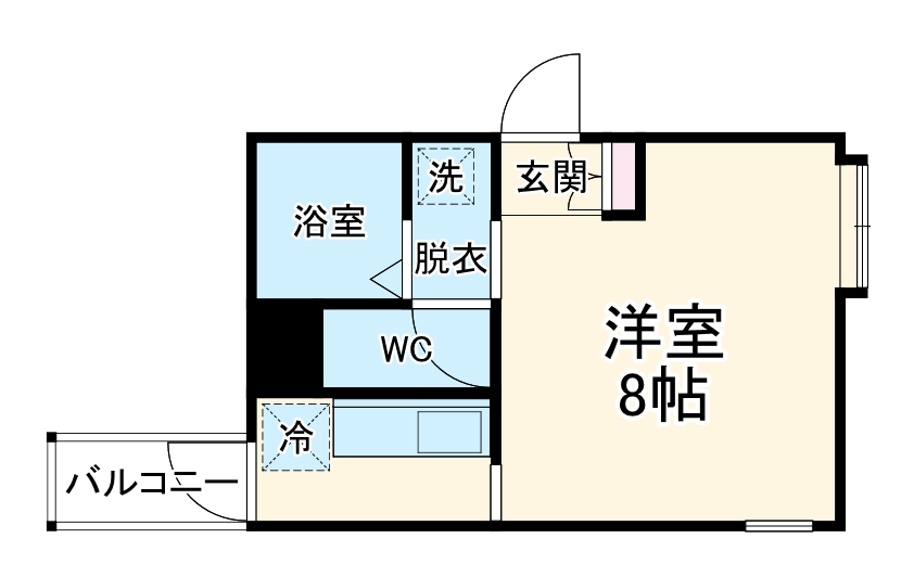 リバティ町田Aの間取り