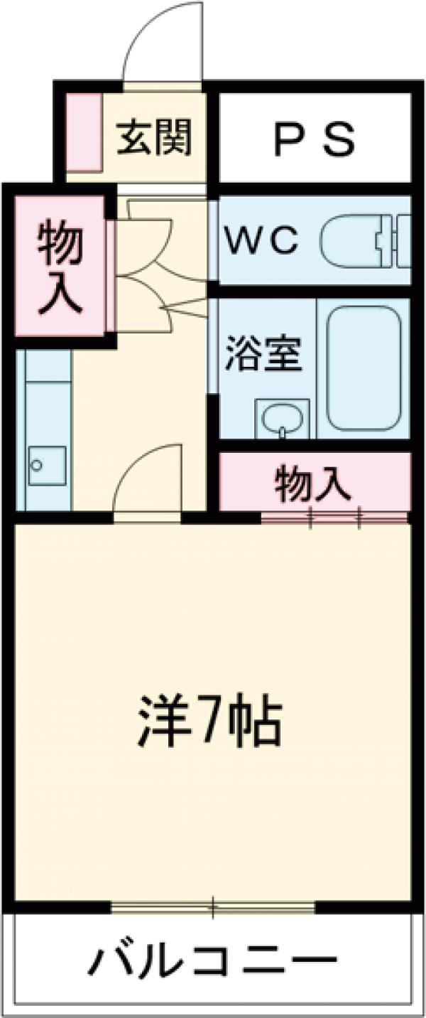東今泉マンションの間取り