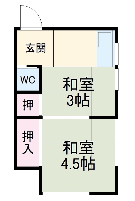 石川荘の間取り