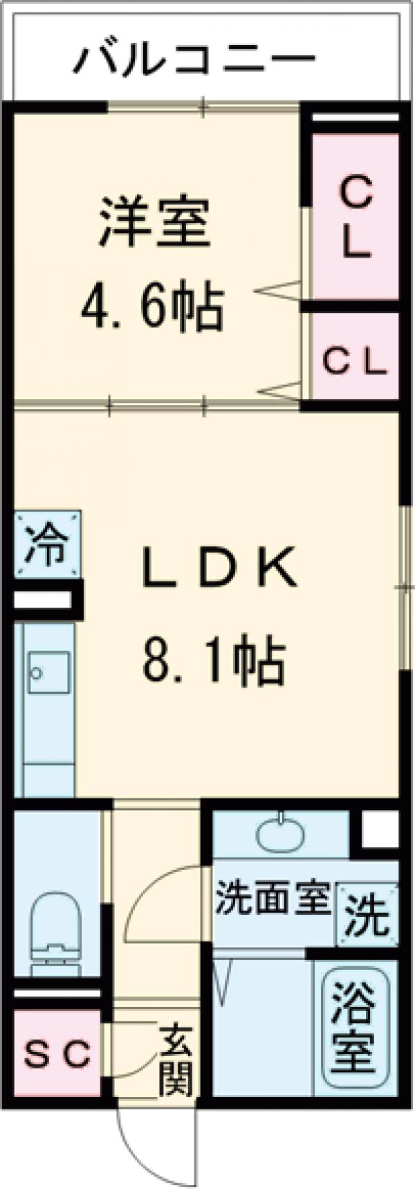 Casa Hermosaの間取り