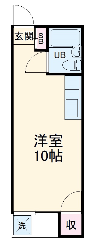 樫の木ハイツの間取り