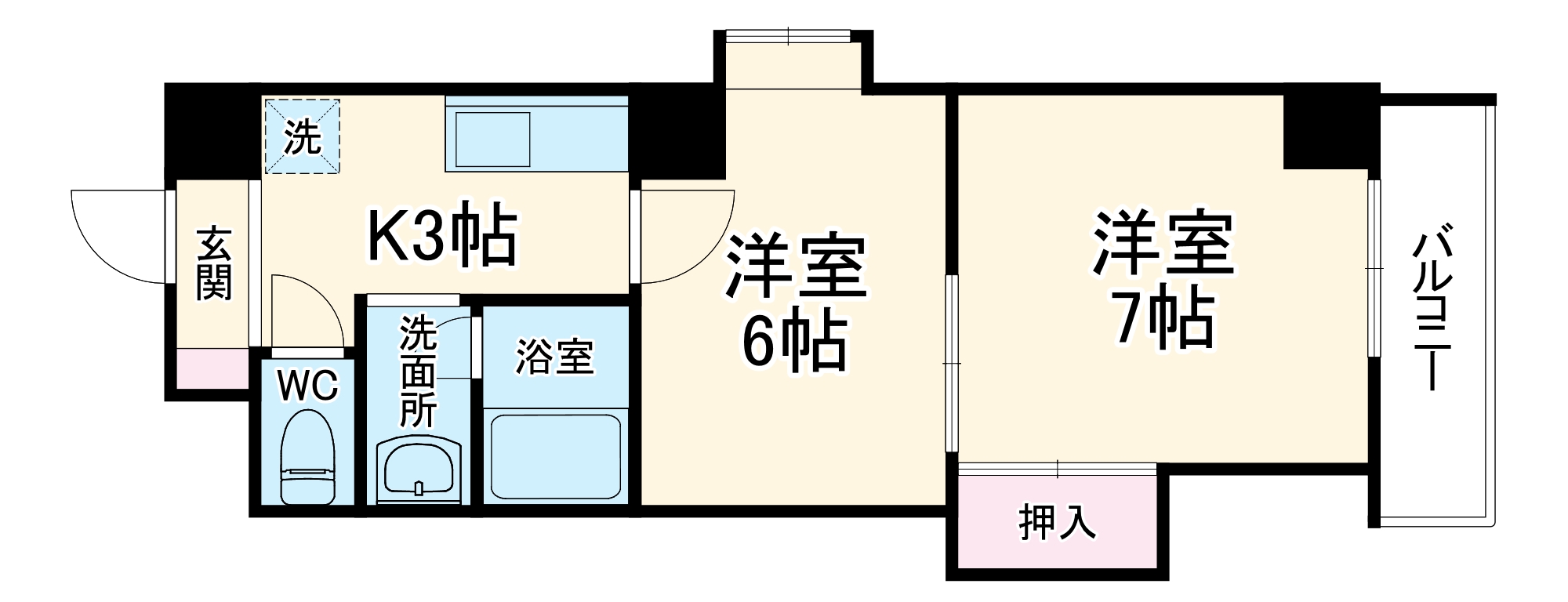 プレシャス御池の間取り