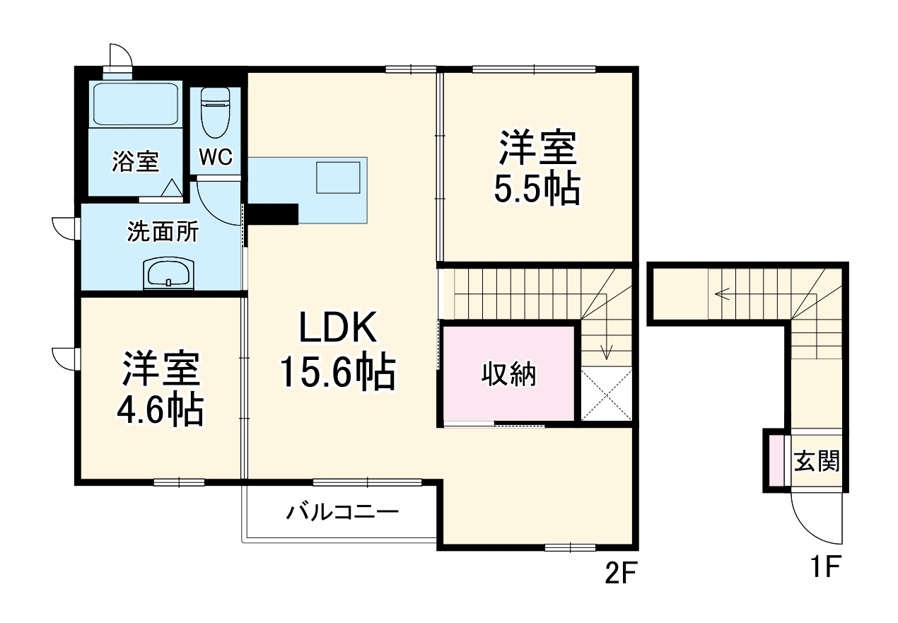 グラースMKの間取り