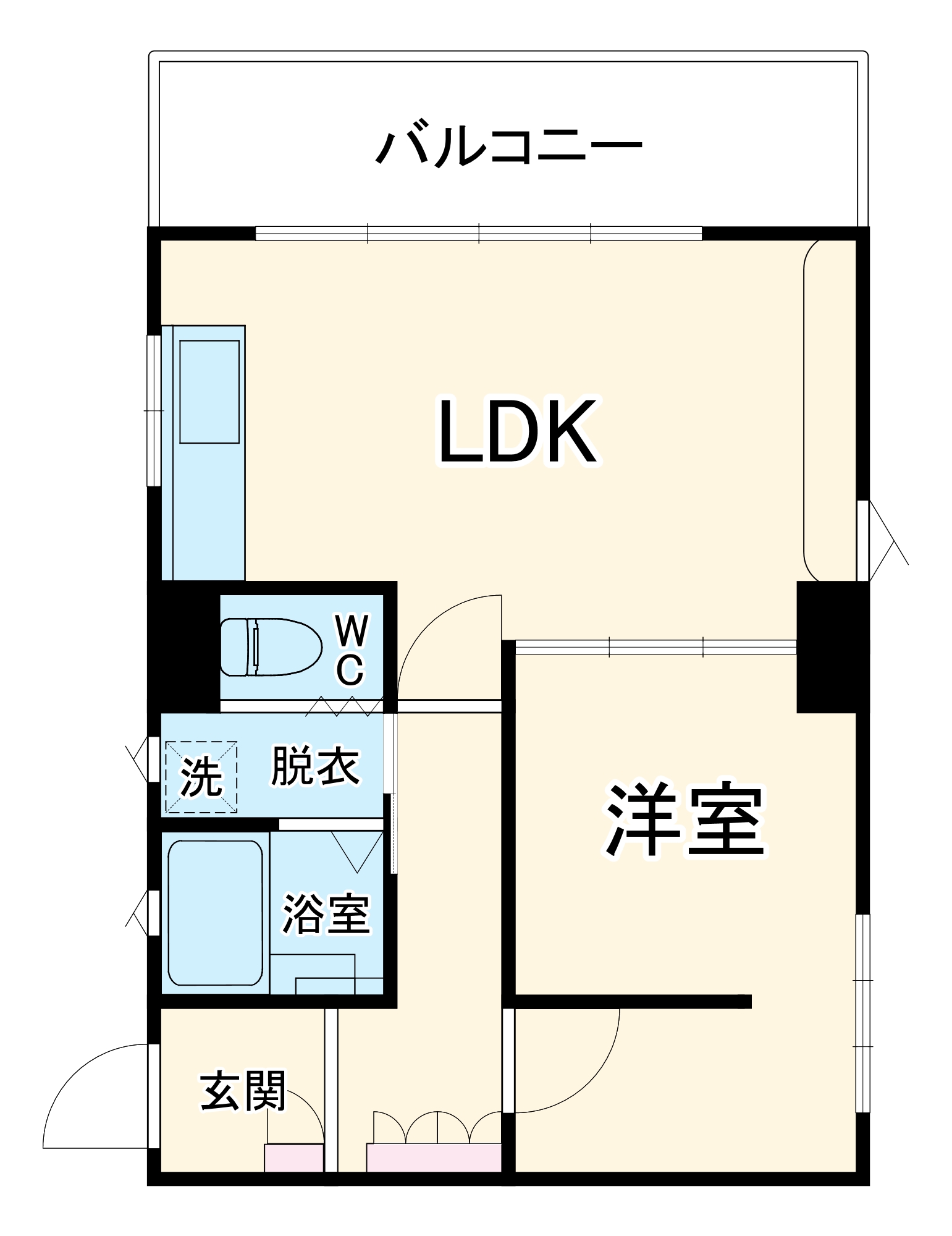 ナビシティ豊岡の間取り
