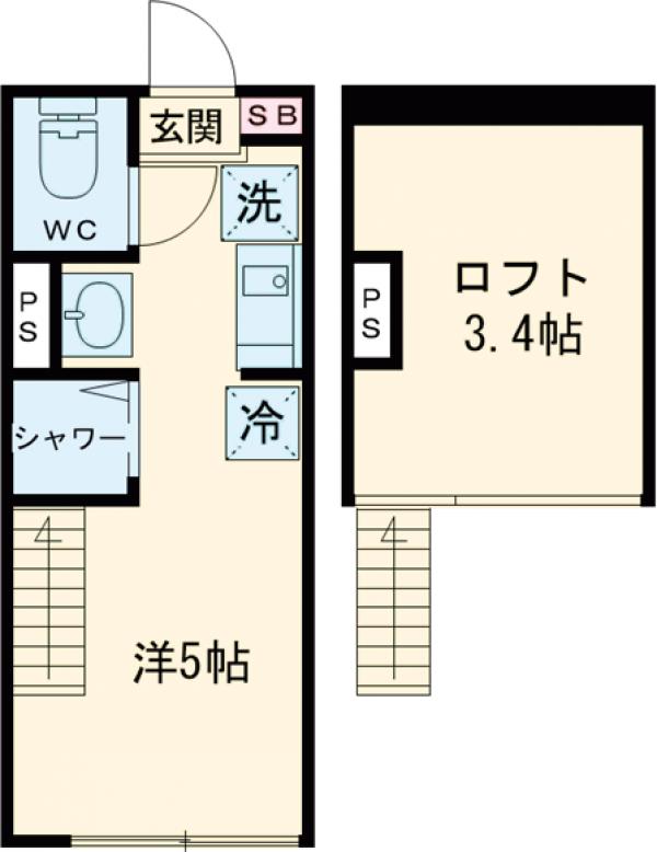 Emarie代田橋の間取り
