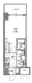 S-RESIDENCE難波大国町Unoの間取り