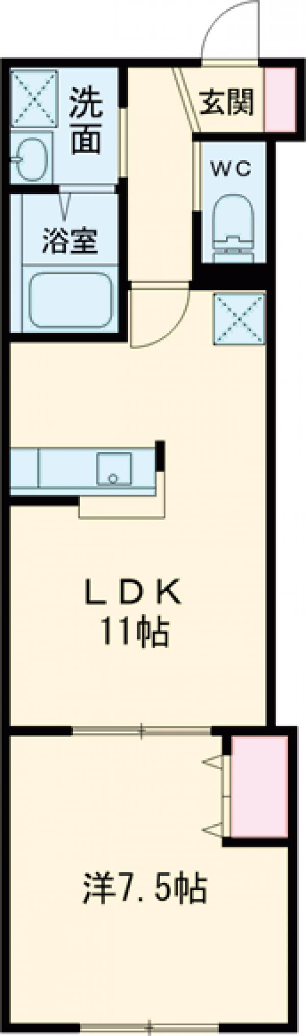 フェニックス神立の間取り