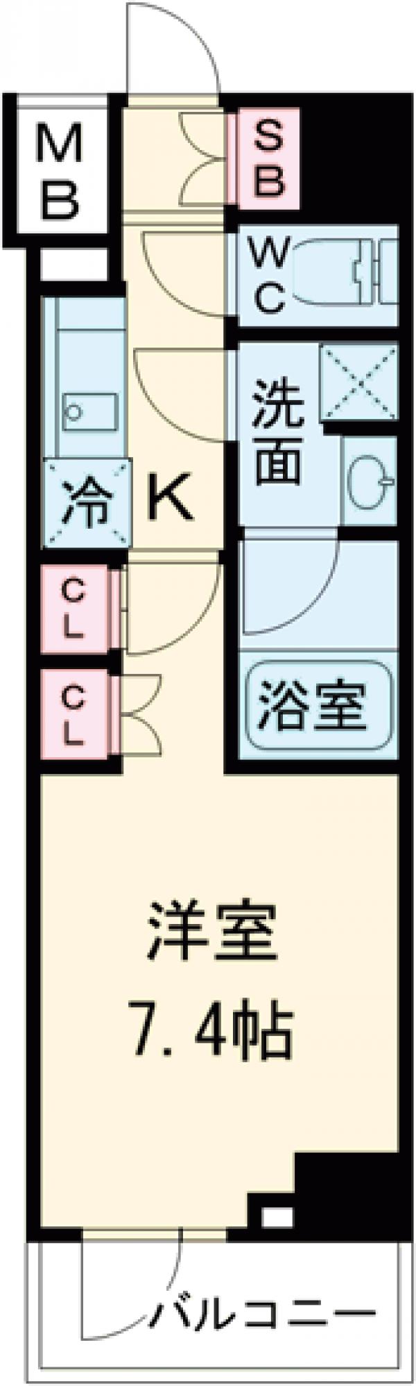 DIPS赤羽RESIDENCEの間取り