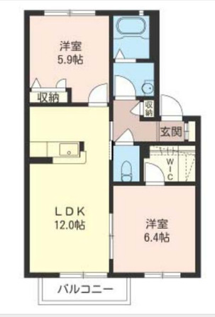 サンモールⅠの間取り