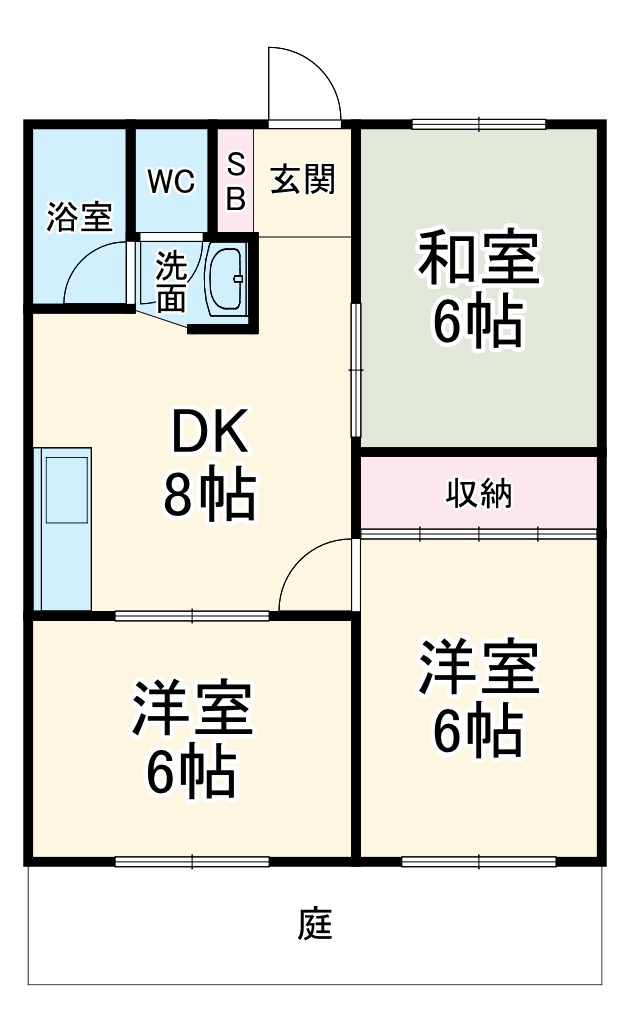 ルナハイツの間取り