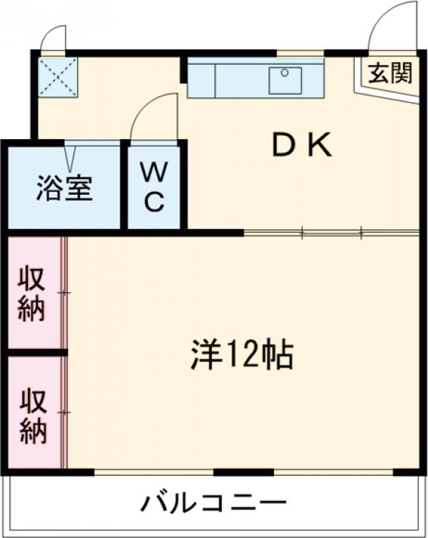 西町ハイツの間取り