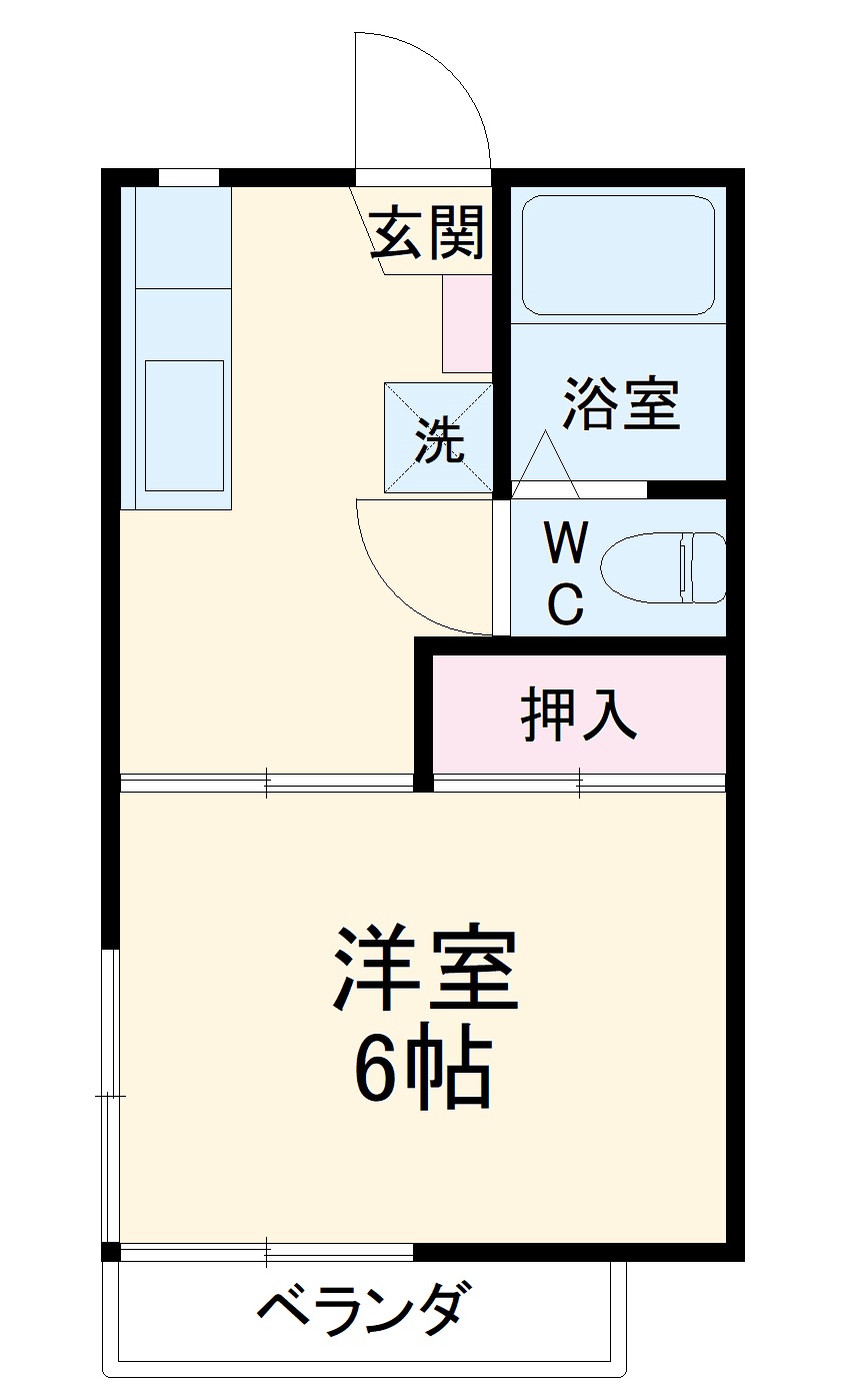 コーポ飯田の間取り
