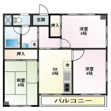 ヤマトハイムの間取り