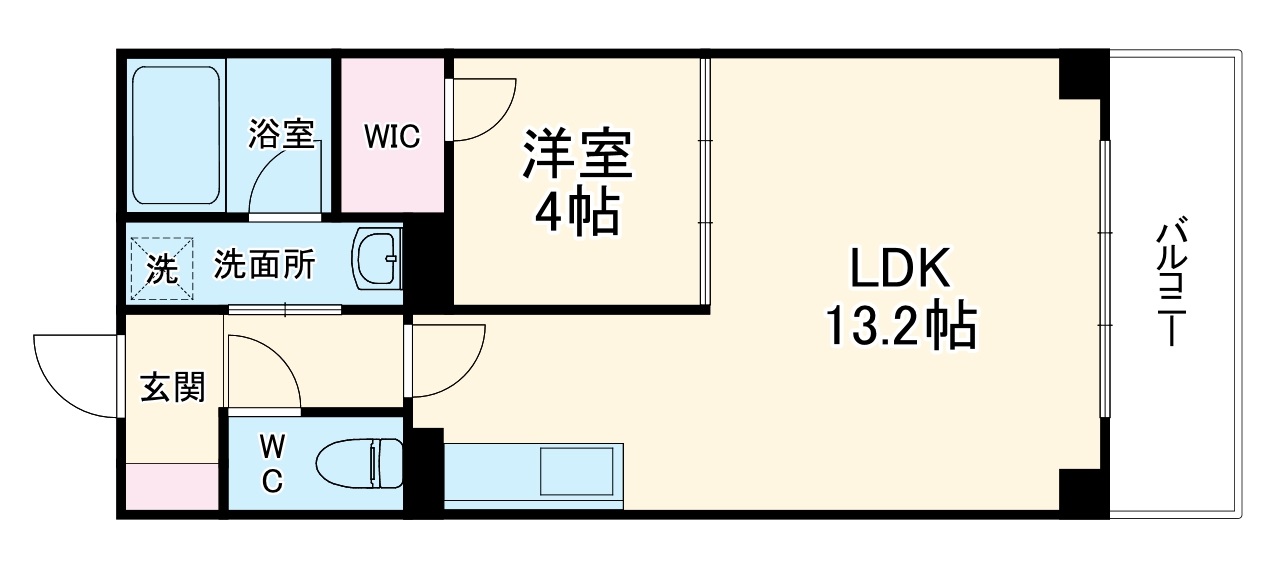 ブリリアント同心の間取り
