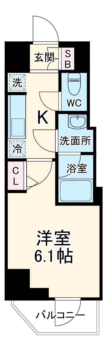 ティモーネ横浜サウスの間取り