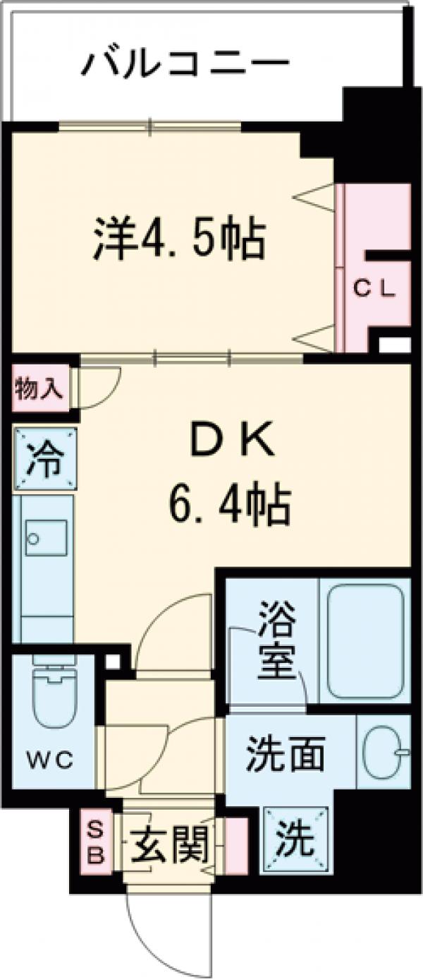 Ｓ－ＲＥＳＩＤＥＮＣＥ新宿早稲田ａｖｅｌｉｓ・1002号室の間取り