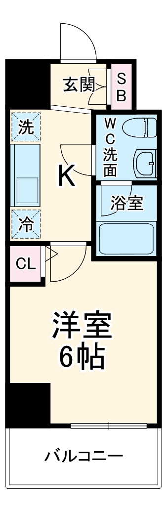 グランヴァンプレミアム川口の間取り
