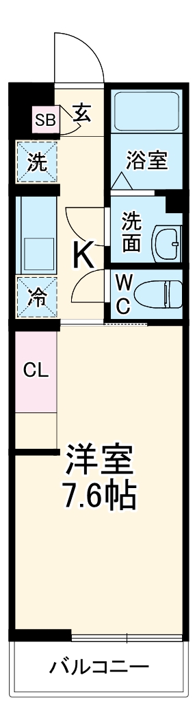 リブリ・アリュールKの間取り